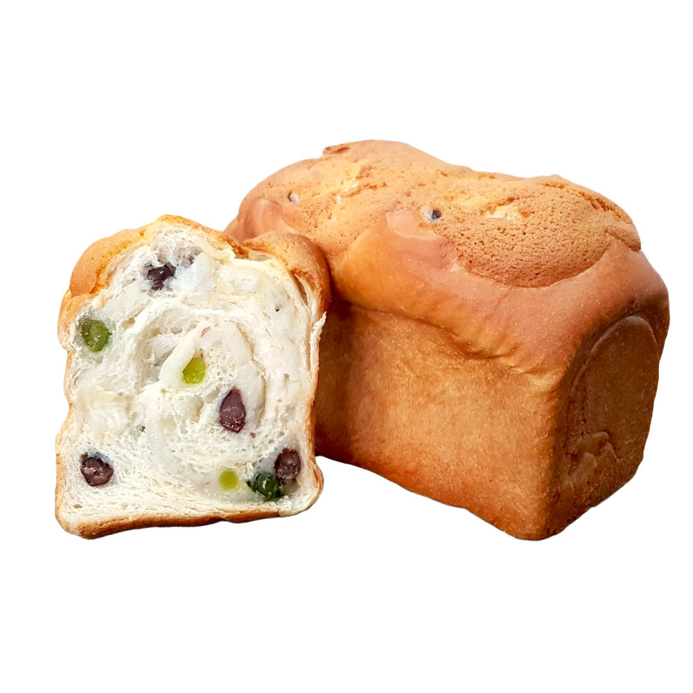 Sweet Rice White Loaf with Beans 팥배기 찹쌀 식빵 – Manna Bakery